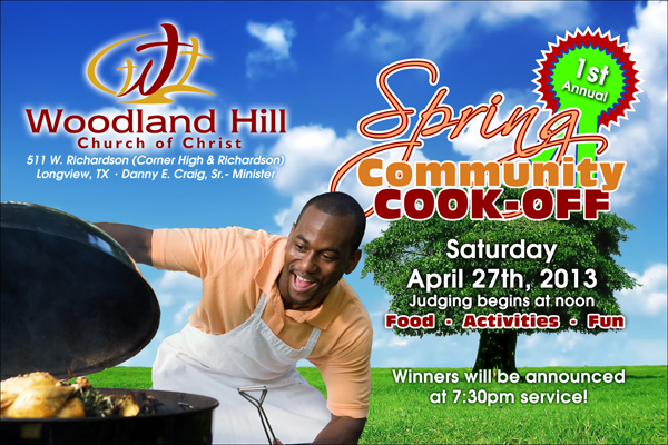 Woodland Hill Church Flyer Design - Blaq Media Group